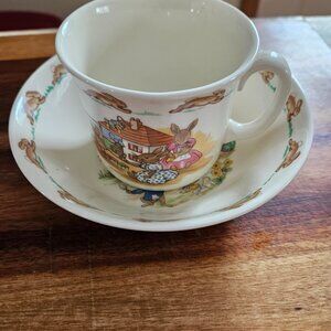 ROYAL DOULTON BUNNYKINS 2 PIECE CHILDRENS DINNER SET